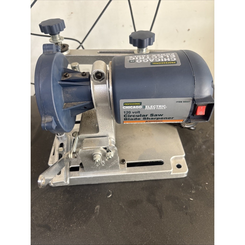 Chicago Electric 120 Volt Circular Saw Blade Sharpener - 96687 Tested